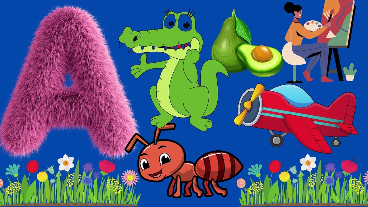 The Letter A for Toddlers - A Fun and Educational Video