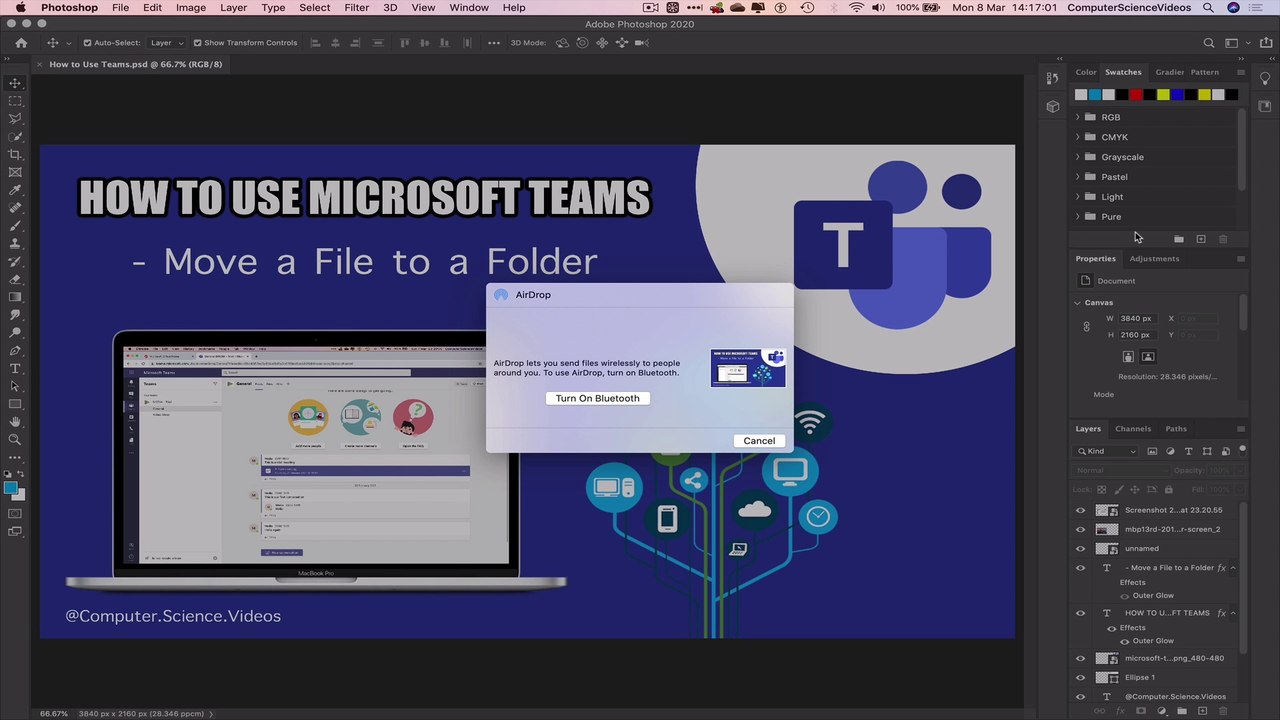 How to DIRECTLY Export Adobe Photoshop Images to Your iPhone Using AirDrop On a Mac | New