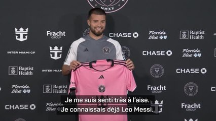 Inter Miami - Weigandt : "Merveilleux de jouer avec Messi"