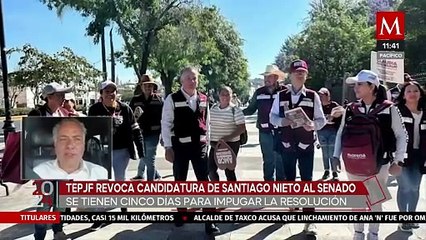 Santiago Nieto presenta recurso contra resolución que le quita candidatura al Senado por Querétaro