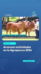 Arrancan actividades en la Agropecruz 2024