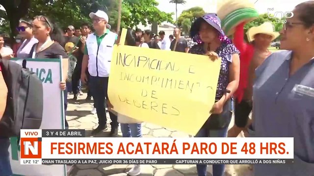 fesirmes acatará paro de 48 horas