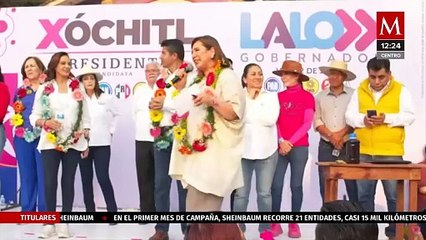 Xóchitl Gálvez promete acabar con en huachicol en Puebla: "Ya se van gobiernos ineptos de Morena"