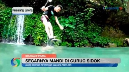 Hilangkan Penat, Mandi di Curuk Sidok