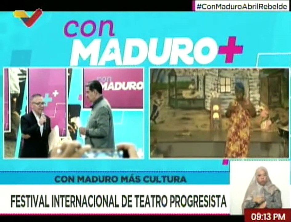 Pdte. Maduro: El teatro ha logrado unir la literatura, poesía y toda forma de expresión estética