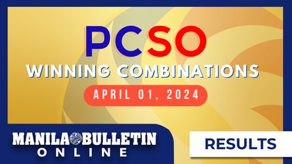 PCSO Lotto Draw Results, April 01, 2024 | Grand Lotto 6/55, Mega Lotto 6/45, 4D, 3D, 2D