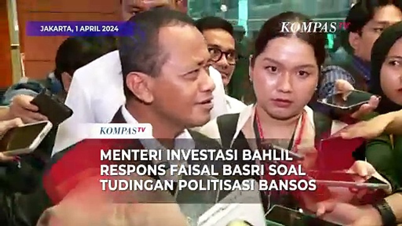Bahlil Respons Faisal Basri soal Disebut Menteri Paling Vulgar Politisasi Bansos