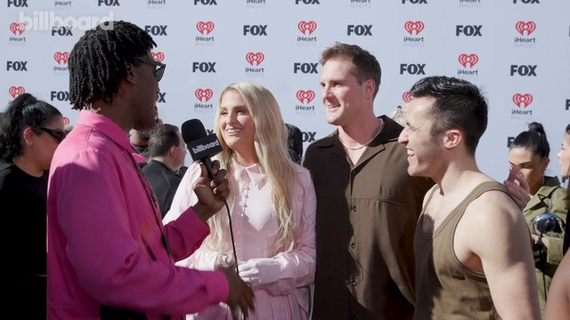 Meghan Trainor, Ryan Trainor & Chris Olsen Talk Going On Tour, Collaborating With T-Pain & More | iHeart Radio Music Awards 2024