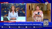 Dina Boluarte: presentan moción de vacancia presidencial por permanente incapacidad moral