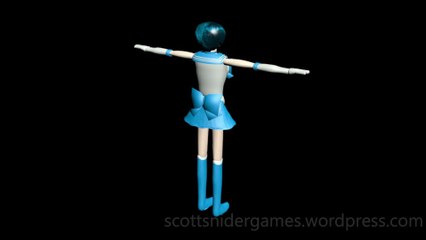 Sailor Mercury: 3D Model Video #4 (04-01-2024)