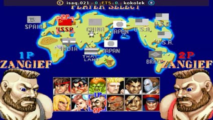 Street Fighter II'_ Champion Edition - isaq.021 vs kokolek FT5