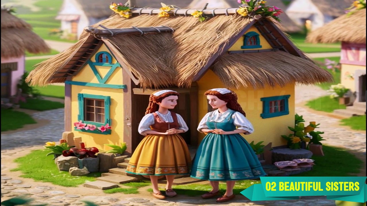 02 Sisters Story | 3d Cartoon Animation in Urdu Language | Fairytale | Fairy Tales