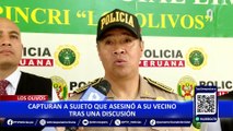 Los Olivos: hombre asesina a su vecino a cuchillazos tras una discusión