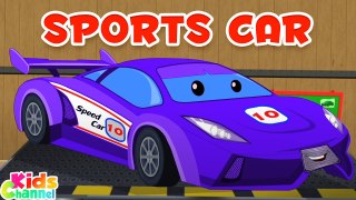 Sport Car Wash, Car Cartoon Videos, Street Vehicles by Kids Channel