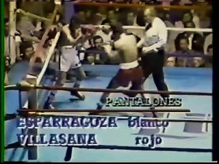 Antonio Esparragoza vs Marcos Villasana
