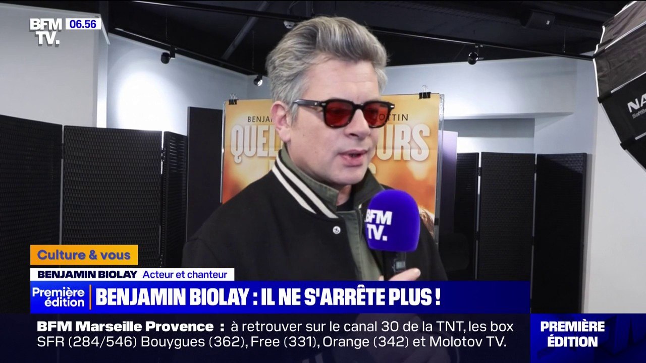 "J'aime beaucoup, on a l'impression d'être vivant": musique, cinéma, télé... l'artiste Benjamin Biolay sur tous les fronts