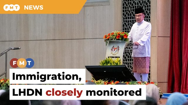 Immigration, LHDN under close watch, warns PM