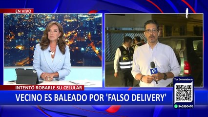 ¡Por resistirse a robo! Joven es baleado por 'falso delivery' en Breña