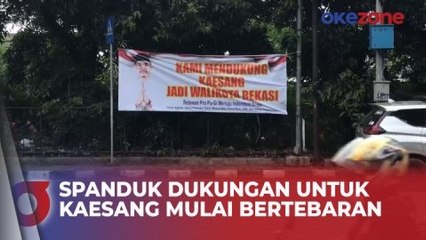 Spanduk Dukungan untuk Kaesang Pangarep di Pilkada Mulai Bertebaran di Bekasi, Jawa Barat