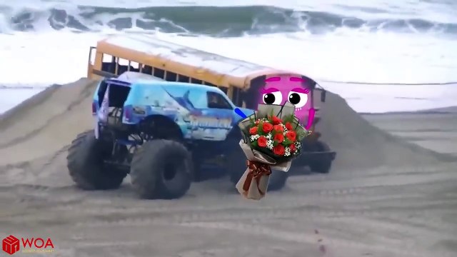 Crazy Monster Truck Freestyle Moments #2 _ Monster Jam highlight Craziest Crashes 2020 _Woa Doodles