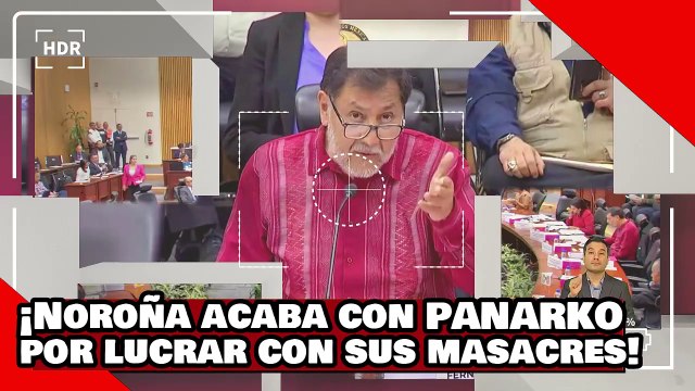 ¡VEAN! ¡Dr. Noroña acaba con panarko por lucrar con masacres de sus narkoamigos para atacar a AMLO!