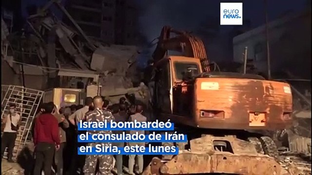 Iraníes claman venganza contra Israel después de que los israelíes atacaran a Irán en Damasco