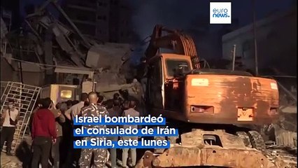 Iraníes claman venganza contra Israel después de que los israelíes atacaran a Irán en Damasco