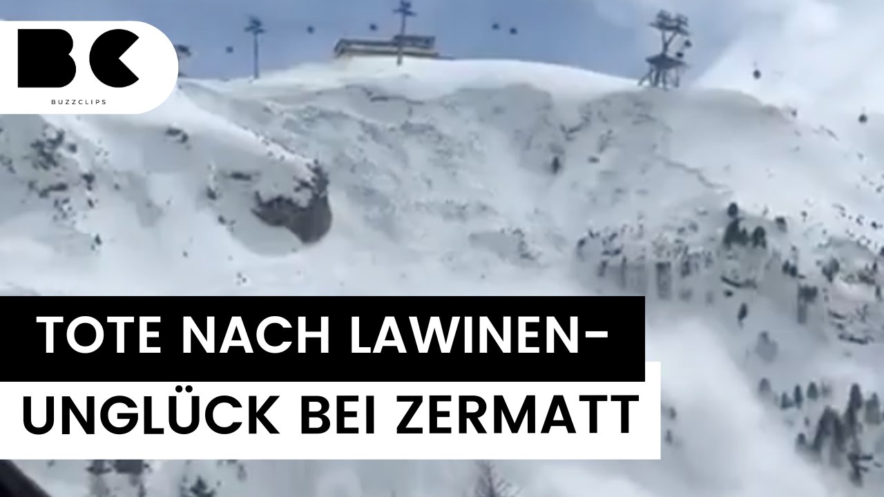 Drei Tote nach Lawinen-Unglück bei Zermatt