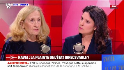 La ministre de l'Éducation Nicole Belloubet sur BFMTV: "Je ne suis pas sûre que l'on puisse dire que l'État a une part de responsabilité dans l'assassinat de Samuel Paty"