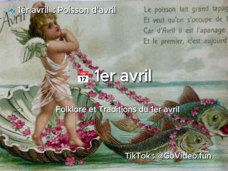 1er avril : Poisson d'avril  Folklore & Taditions