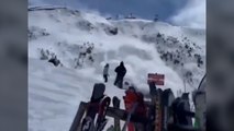 Varios muertos tras una impresionante avalancha en una exclusiva estación de esquí en Suiza