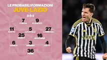 Juventus-Lazio, le probabili formazioni in Coppa Italia