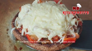 Got Mushrooms, got cheese? Portobello Mushroom Pizzas | Quick & Heathy Weeknight Meal!