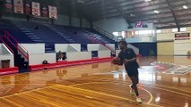 Falcons Jai Smith dunk 2, Newcastle Herald, April 2, 2024