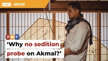 Why no sedition probe on Akmal posing with sword, says senator