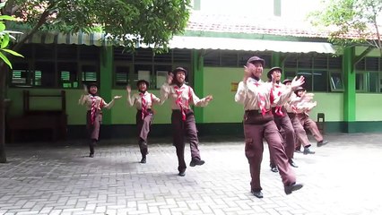 Pramuka Penggalang Ikut Lomba Tuk Ukir Prestasi