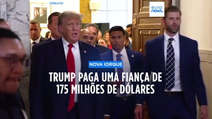 Trump paga 175 milhões de dólares para evitar apreensão de bens em caso de fraude