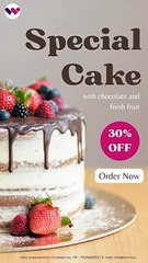 Special Cake Upto 30% Off Order Now - Winni