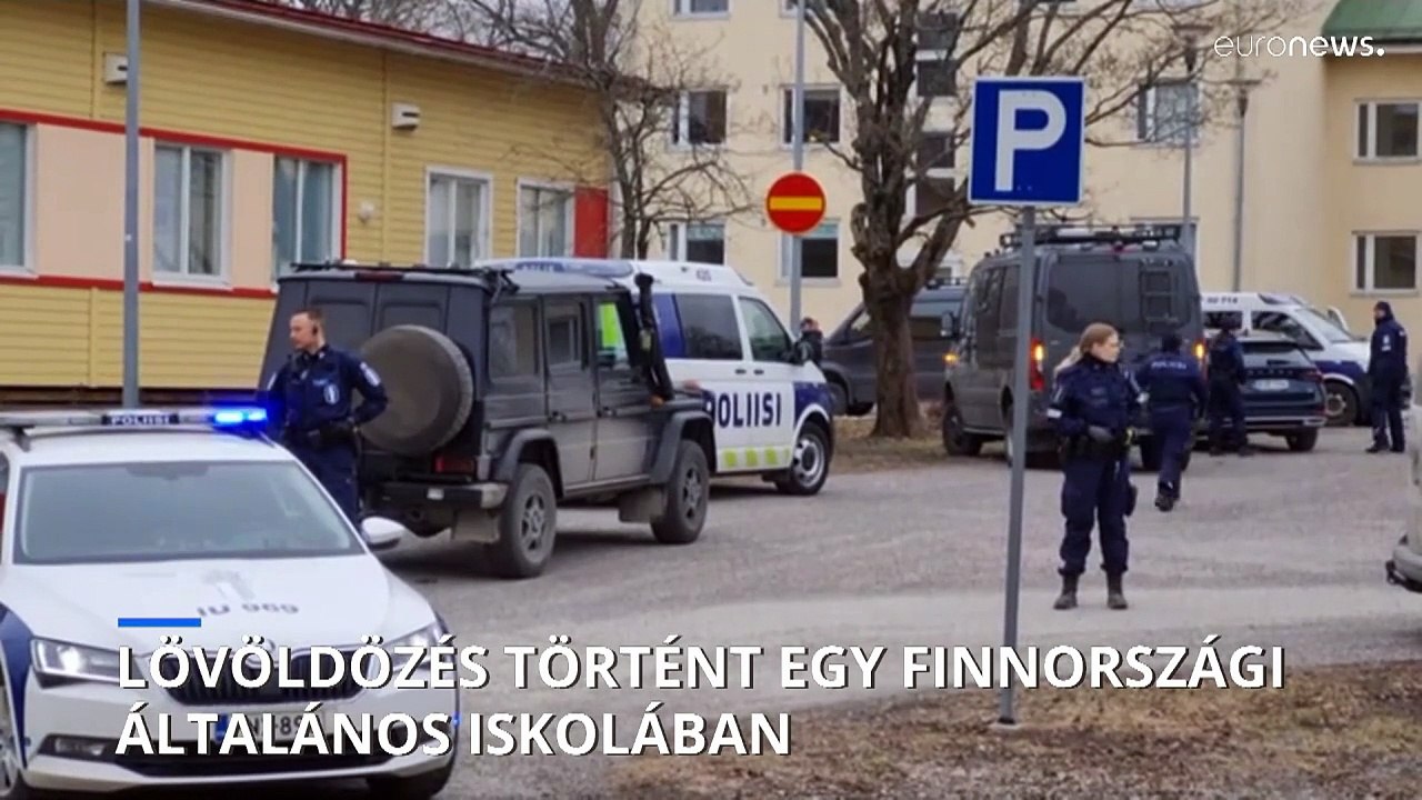 Lövöldözés volt egy finn iskolában, többen megsérültek