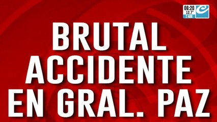 Brutal accidente en avenida General Paz: hay varios heridos