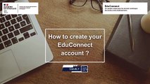 How to create your educonnect account