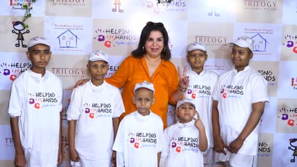 Farah Khan ने की Pediatric Cancer से पीड़ित बच्चों से मुलाकात, लोगों को किया अवेयर