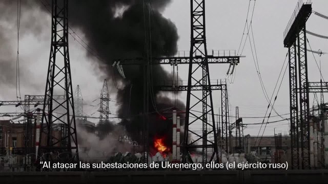 Rusia continúa lanzando ofensivas contra la red energética ucrania