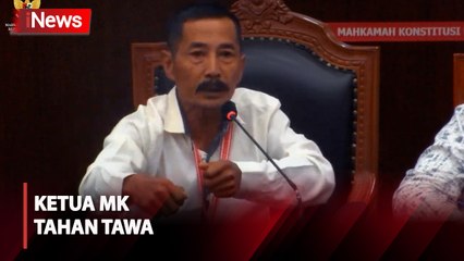 Momen Saksi Fakta Jawab Ngegas Bikin Ketua MK Tak Bisa Tahan Tawa
