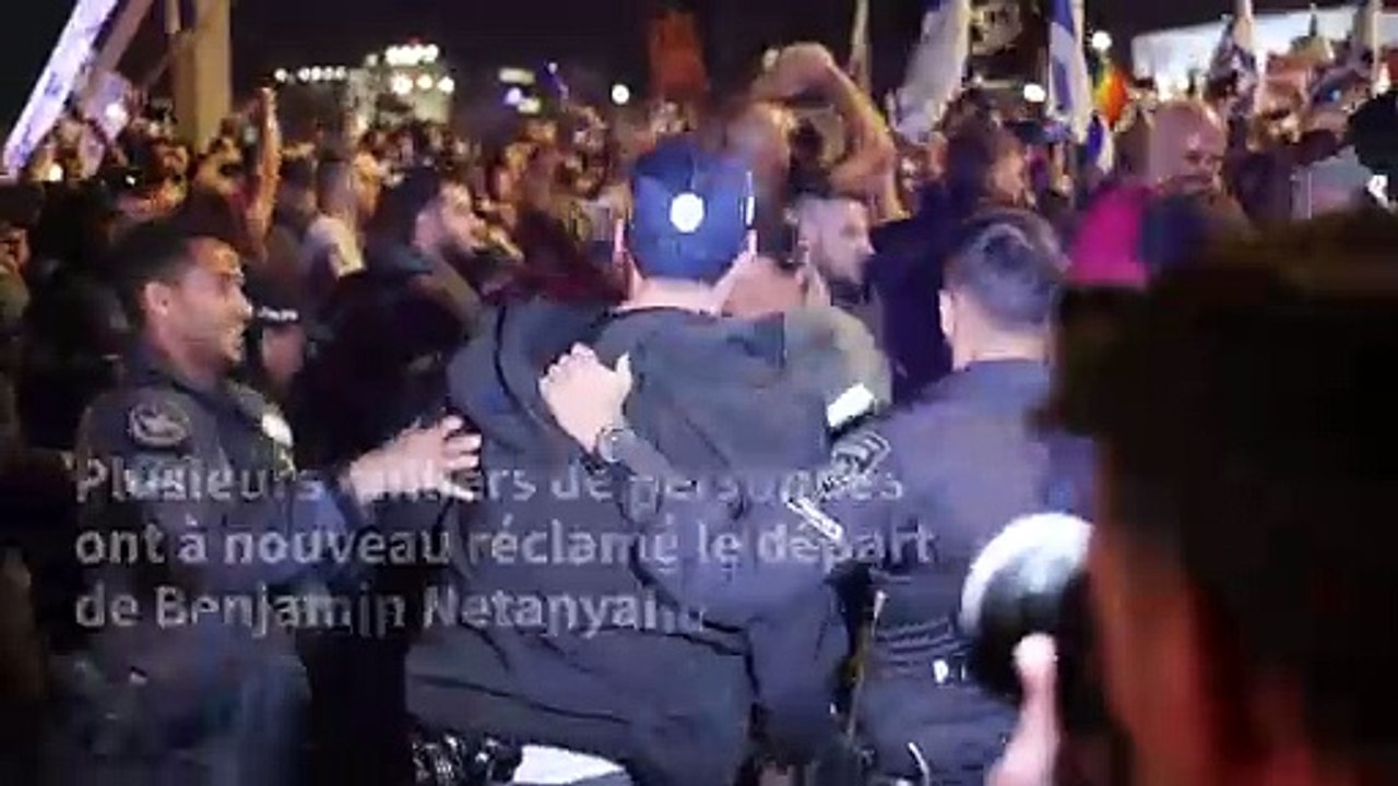 Israël: échauffourée entre manifestants anti-gouvernementaux et police