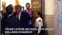 Trump letétbe helyezte a 175 millió dolláros kötvényt, ami megmenti vagyonát a lefoglalástól