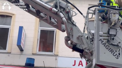 Un incendie ravage un bâtiment en rénovation à Woluwe-Saint-Pierre