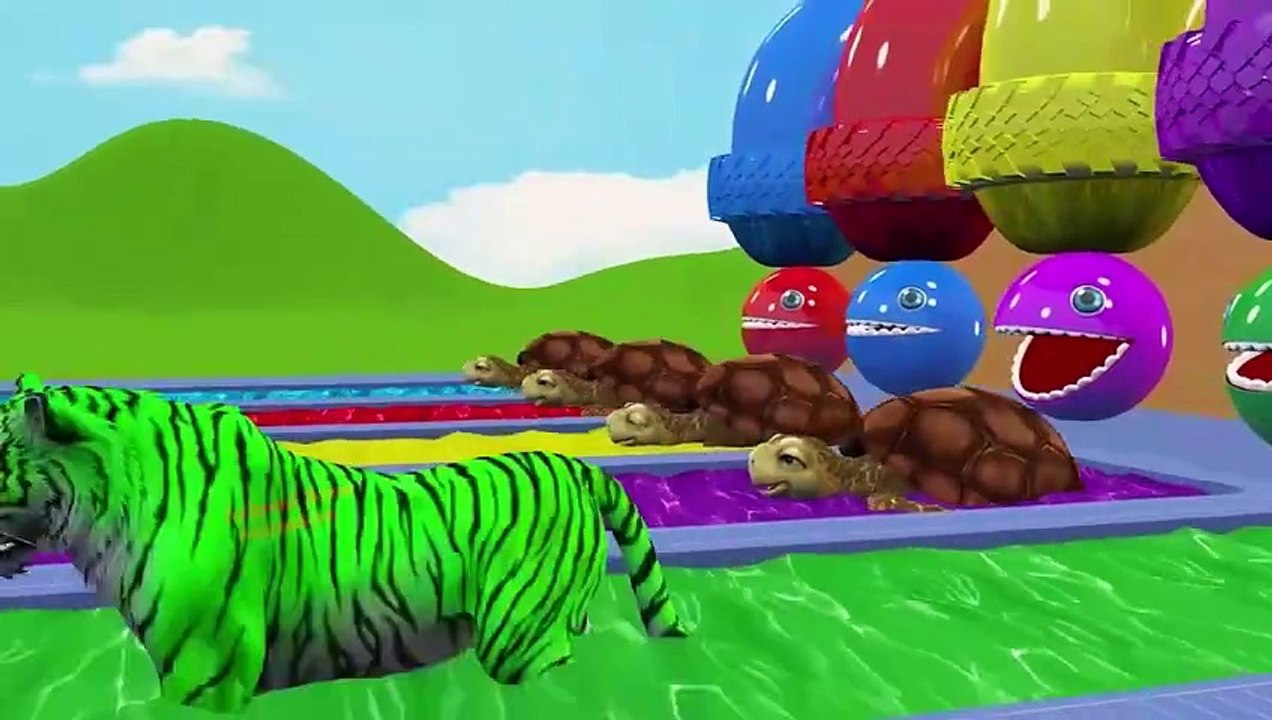 Cow Mammoth Elephant Tiger Gorilla Guess The Right Door ESCAPE ROOM CHALLENGE Animals Tire Game