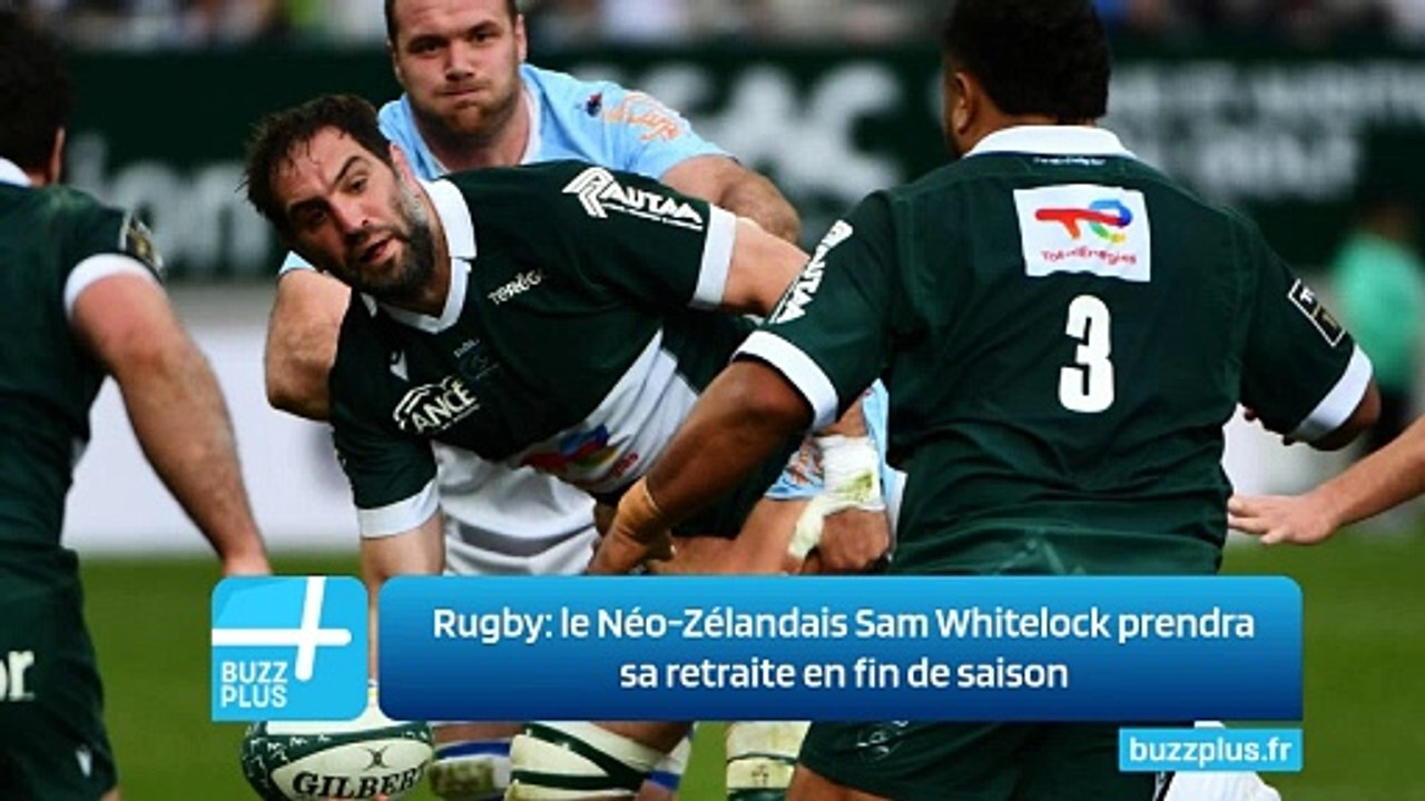Rugby: le Néo-Zélandais Sam Whitelock prendra sa retraite en fin de saison