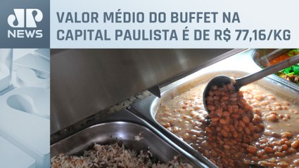 Preço da refeição self-service aumenta 40% em quatro anos